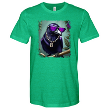 Load image into Gallery viewer, Purple Crow 8 Heathered Tee