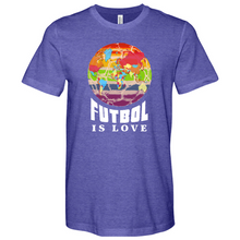 Load image into Gallery viewer, Futbol Is Love Heathered Tee
