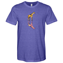 Load image into Gallery viewer, Giraffe Reflection Heathered Tee