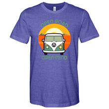 Load image into Gallery viewer, A VW Bus With The Sun in The Background Heathered Tee