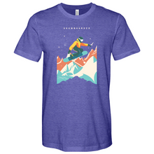 Load image into Gallery viewer, Flying Snowboarding Heathered Tee