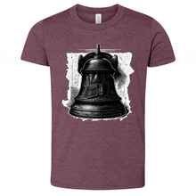 Load image into Gallery viewer, Liberty Bell Youth Heathered Tee