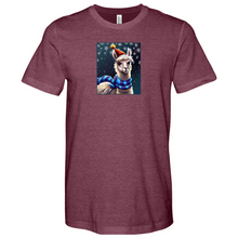 Load image into Gallery viewer, Llama Holiday Heathered Tee