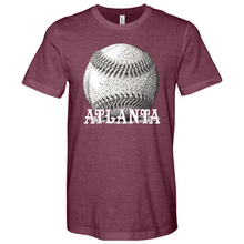 Load image into Gallery viewer, Atlanta Baseball Min Heathered Tee