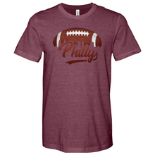Load image into Gallery viewer, Philly Football Heathered Tee