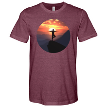 Load image into Gallery viewer, Sunset Yoga Heathered Tee