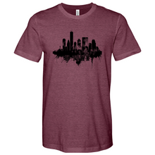Load image into Gallery viewer, Houston Oil Skyline Heathered Tee