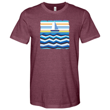 Load image into Gallery viewer, Boat at Sea Heathered Tee