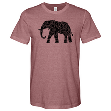 Load image into Gallery viewer, Elephant Mandala Heathered Tee