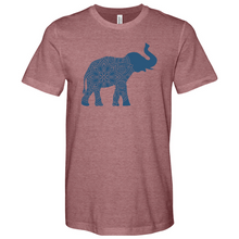 Load image into Gallery viewer, Mandala Elephant Heathered Tee