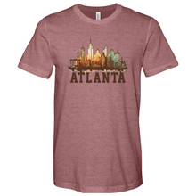 Load image into Gallery viewer, Atlanta Skyline City Heathered Tee