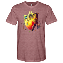 Load image into Gallery viewer, Flushing Heart-Min Heathered Tee