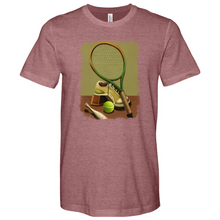 Load image into Gallery viewer, Dali Retro Tennis Heathered Tee
