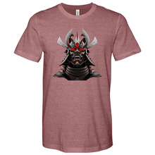 Load image into Gallery viewer, Silver & Red Japanese Warrior Heathered Tee