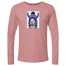 Load image into Gallery viewer, Llama Purple Long Sleeve