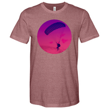 Load image into Gallery viewer, Purple Parachuter Heathered Tee