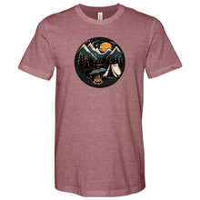Load image into Gallery viewer, Forest Campfire Heathered Tee