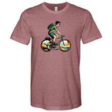 Load image into Gallery viewer, A Young Man Riding a Cycle Heathered Tee