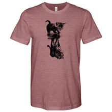 Load image into Gallery viewer, Cat Reflection Heathered Tee