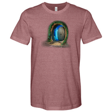 Load image into Gallery viewer, Floating in Space as a Porthole Door Min 01 Heathered Tee