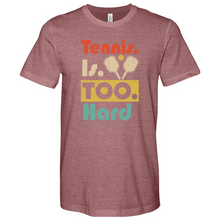 Load image into Gallery viewer, Tennis Heathered Tee