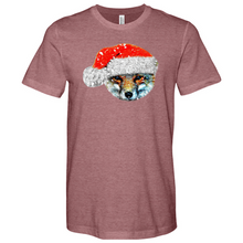 Load image into Gallery viewer, Snowy Fox Heathered Tee