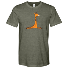 Load image into Gallery viewer, Downward Giraffe Pose Heathered Tee