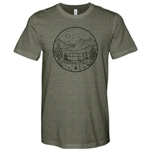 Load image into Gallery viewer, Van Camping Hiking 01 Heathered Tee