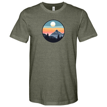 Load image into Gallery viewer, Mountain Sunset Heathered Tee