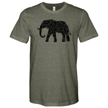 Load image into Gallery viewer, Elephant Mandala Heathered Tee
