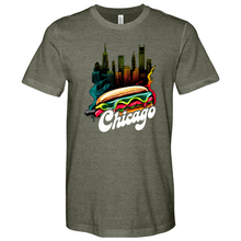 Load image into Gallery viewer, Chicago Hot Dog Heathered Tee