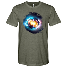 Load image into Gallery viewer, Colliding Atoms 02 Heathered Tee
