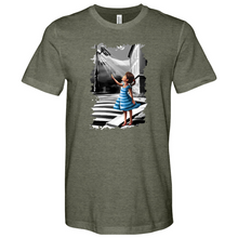 Load image into Gallery viewer, Little Girl Smiling and Waving at the Camera 02 Heathered Tee