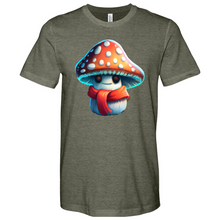 Load image into Gallery viewer, Little Shroomy With Scarf Heathered Tee