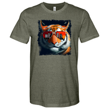 Load image into Gallery viewer, Bengal Face Wglasses Heathered Tee