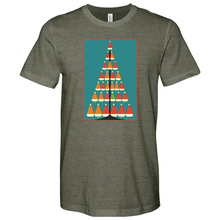 Load image into Gallery viewer, Santa Hat Tree Heathered Tee