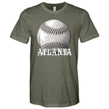 Load image into Gallery viewer, Atlanta Baseball Min Heathered Tee
