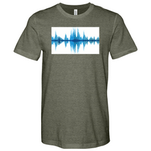 Load image into Gallery viewer, Blue Frequency 02 Heathered Tee