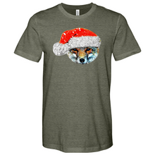 Load image into Gallery viewer, Snowy Fox Heathered Tee
