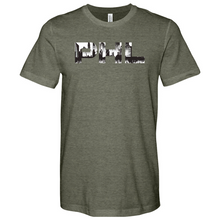 Load image into Gallery viewer, PHL Retro Skyline Heathered Tee