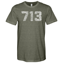 Load image into Gallery viewer, Houston 713 Heathered Tee