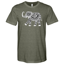 Load image into Gallery viewer, Boho Elephant Heathered Tee