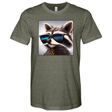 Load image into Gallery viewer, Preppy Raccoon Heathered Tee