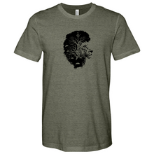 Load image into Gallery viewer, A Black and White Lion Heathered Tee