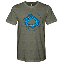 Load image into Gallery viewer, Blue Circle Heathered Tee