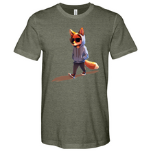 Load image into Gallery viewer, Hoodie Fox Heathered Tee