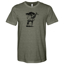 Load image into Gallery viewer, Giraffe Wildlife Heathered Tee