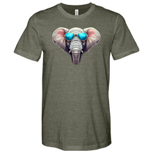Load image into Gallery viewer, Elephant Light Blue Heathered Tee