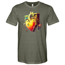 Load image into Gallery viewer, Flushing Heart-Min Heathered Tee