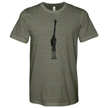 Load image into Gallery viewer, Giraffee Art Heathered Tee